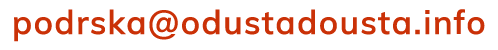 email podrška OdustaDoUsta.info