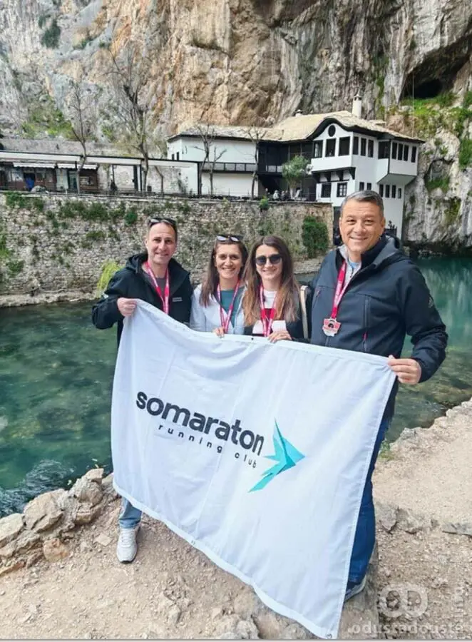 Somborci na jubilarnom desetom Rolla Mostar polumaratonu