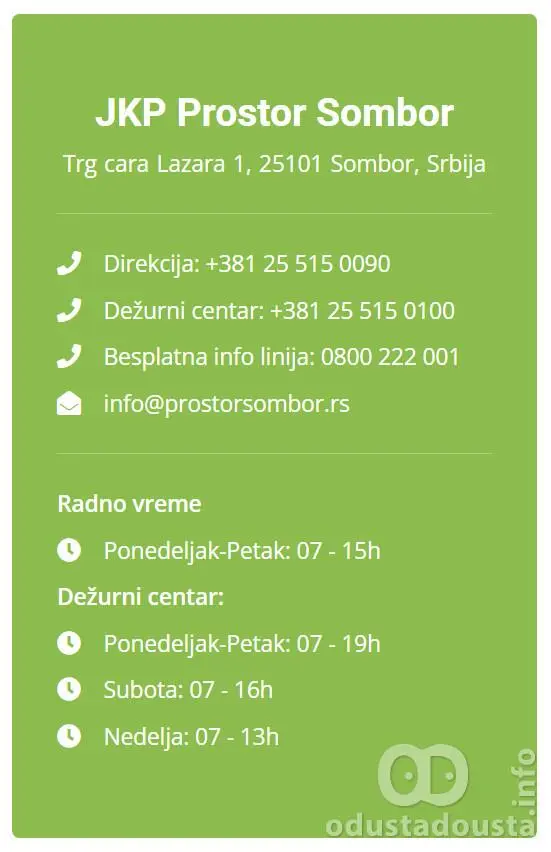 JKP „Prostor” Sombor u selima: Raspored ažuriranja evidencije grobnih mesta