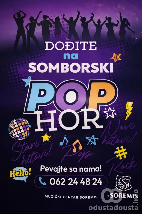 Volite da pevate? Somborski pop hor vas poziva u svoje redove