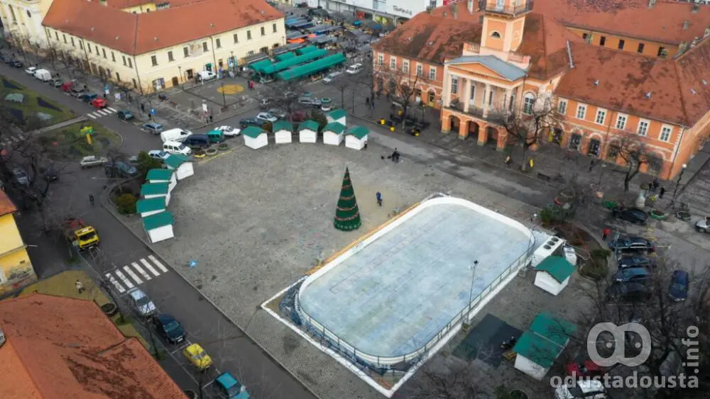 Sombor se sprema za proleće: Trg Svetog Trojstva ponovo otvoren i uređen za šetače