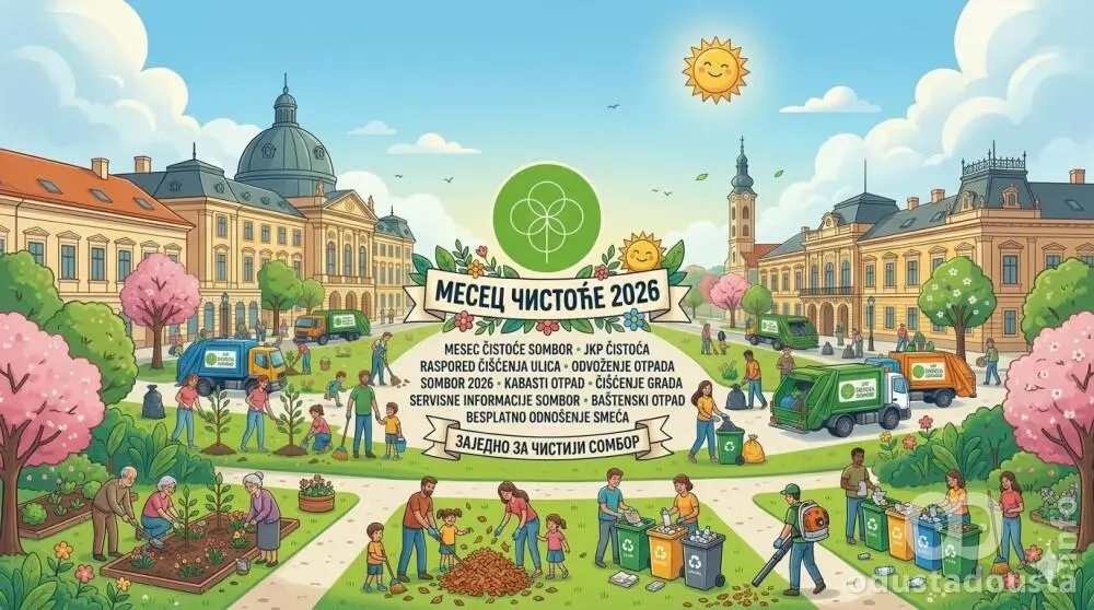 MESEC ČISTOĆE 2026 - SOMBOR detaljan plan