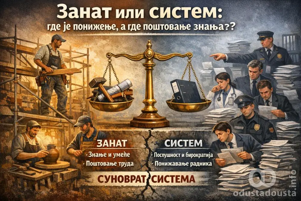 Zanat protiv sistema: Gde se krije istinsko poštovanje znanja?