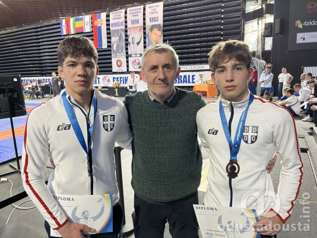 Somborski "Sokoli" zablistali u Subotici: Luka Zelić i Nikola Divjak doneli medalje sa Memorijala