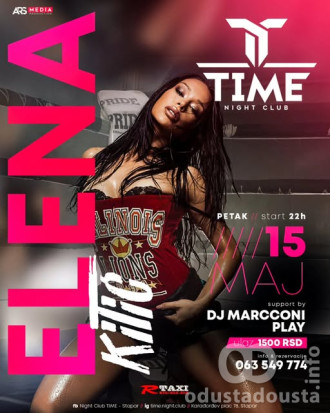 Elena Kitić stiže u Stapar: Spektakl u klubu „Time” zakazan za maj