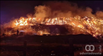 Rančevo deponija gori noću