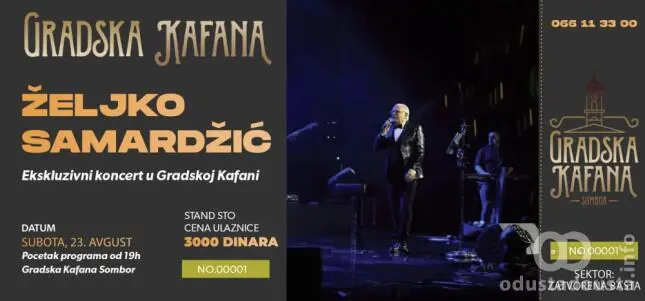 Željko Samardžić u Somboru – koncert za dušu i srce!