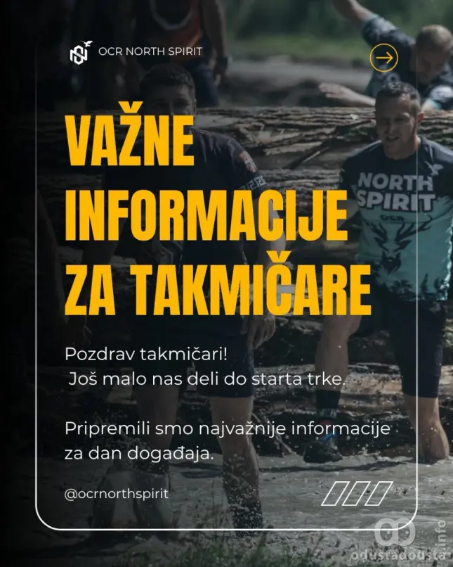Sve spremno za OCR North Spirit avanturu: Važne informacije o preuzimanju paketa i vodenim preprekama