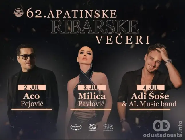 Najavljene 62. Apatinske ribarske večeri: Poznat bogat muzički program i detalji „Zlatnog kotlića“