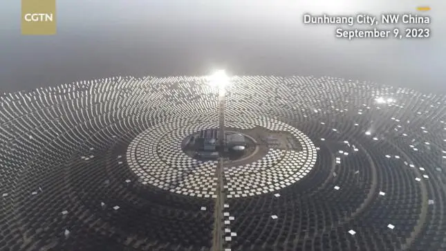 Kinesko tehnološko čudo: Solarna elektrana koja proizvodi struju i usred noći
