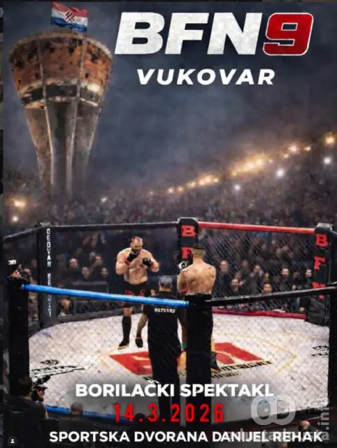 Sport BFN 9 Vukovar: Pakleni "Fight Card" i borbe za pojas!