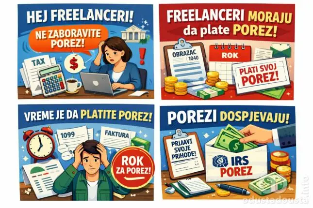 Poreska uprava podseća - porez za frilensere