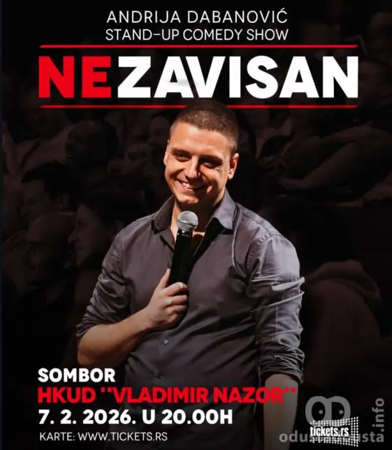 Stand-up komedija Andrija Dobanović Nezavisan