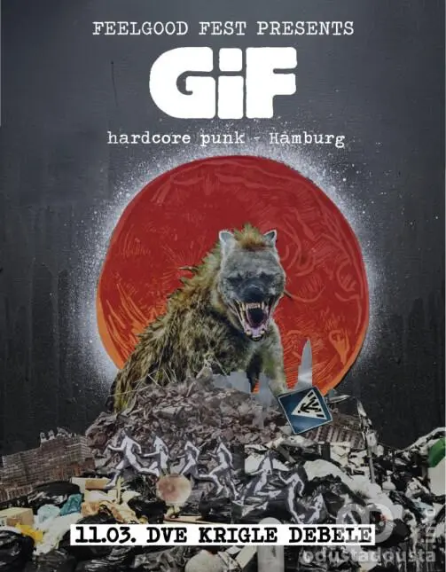 Hardcore spektakl iz Hamburga: Nemački bend GIF stiže u Sombor