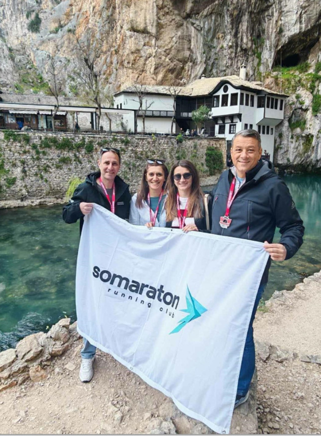 Somborci na jubilarnom desetom Rolla Mostar polumaratonu