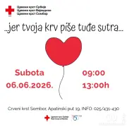 Humani gest koji život znači: Crveni krst Sombor organizuje akciju dobrovoljnog davanja krvi