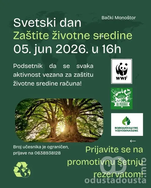 Svetski dan zaštite životne sredine u Bačkom Monoštoru: Promotivna šetnja kroz Specijalni rezervat prirode
