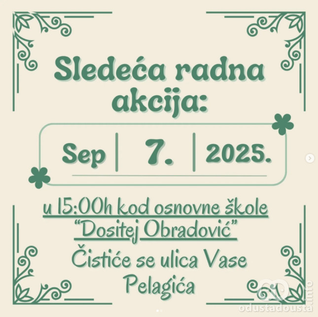 Čistimo ulicu Vase Pelagića