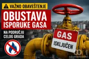 VAŽNO  Četvorodnevni prekid isporuke prirodnog gasa u Somboru