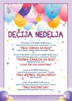 Dečija nedelja u KC "Laza Kostić"