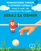 Somborci igraju za Dunju: Humanitarni turnir u stonom fudbalu 27. marta