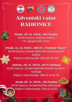 Radionice adventskog vašara