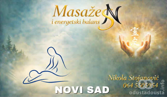 Nikola spoj stručnih masaža i istočnjačkih tehnika koje daju rezultate