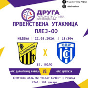 Rukometni spektakl u Riđici: Dalmatinac protiv Crepaje u borbi za viši rang