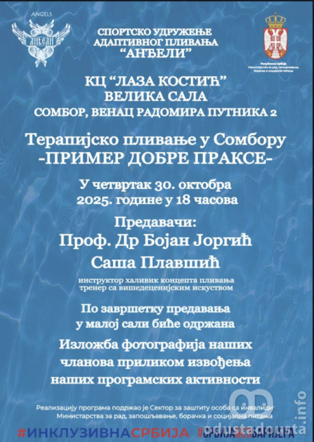 Terapisko plivanje u somboru