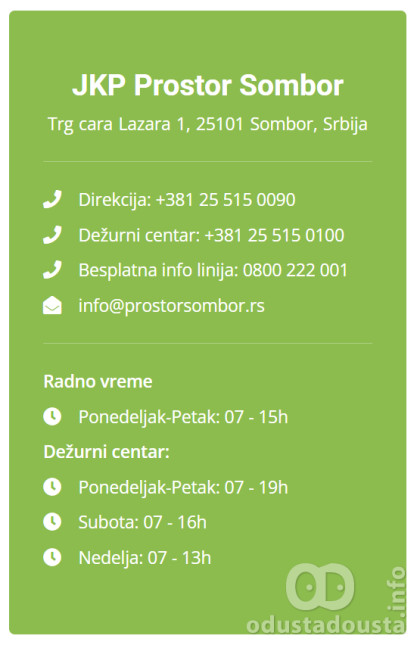 JKP „Prostor” Sombor u selima: Raspored ažuriranja evidencije grobnih mesta