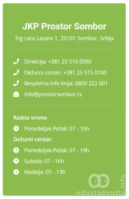 JKP „Prostor” Sombor u selima: Raspored ažuriranja evidencije grobnih mesta