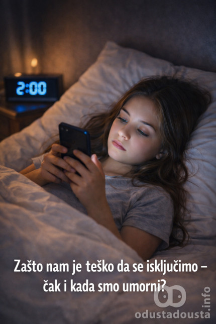 Zašto nam je teško da se isključimo – čak i kada smo umorni?
