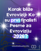 Korak bliže Evroviziji: Ko su prvi finalisti Pesme za Evroviziju 2026