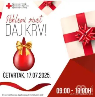 Plakat akcije dobrovoljnog davanja krvi
