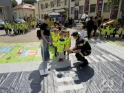 Dan policije u Somboru: Na Trgu Koste Trifkovića održan taktičko-tehnički zbor za najmlađe