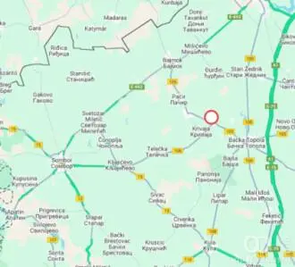 Obustavljen saobraćaj u Bačkom Sokolcu