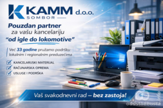 Kamm Sombor: Tri decenije tradicije: Sve za vašu kancelariju na jednom mestu