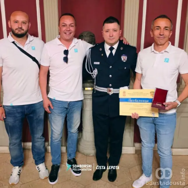 Veliko priznanje za somborske maratonce: ARK „Somaraton“ dobio zahvalnicu Policijske uprave