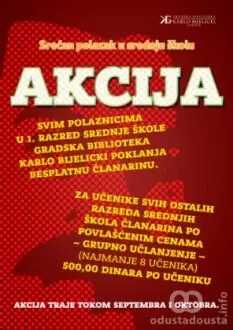 Akcija za srednjoškolce u GB "Karlo Bijelicki" Sombor