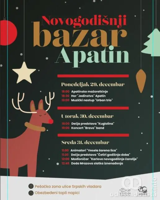 Mađioničar „Karlove novogodišnje čarolije” Apatin