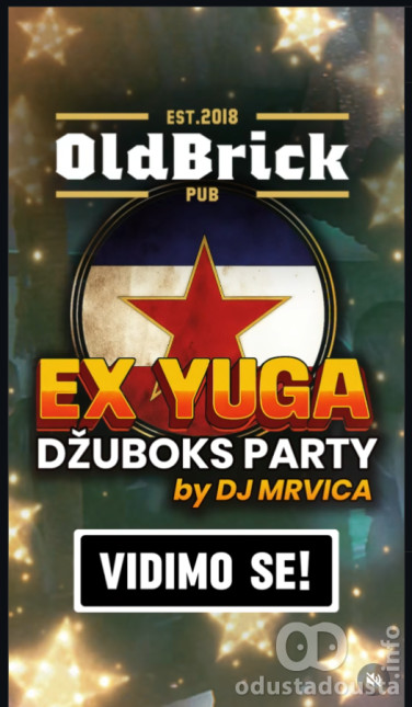 EX YU Džuboks Party u OldBrick Pub-u