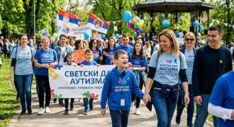 Sombor u plavom: Obeležavanje Svetskog dana osoba sa autizmom