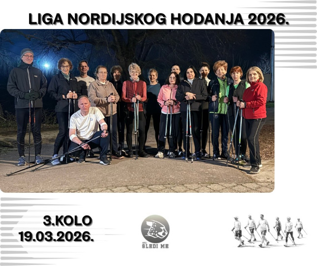 Erdelji i Lugumerski obeležili treće kolo Lige nordijskog hodanja na stazi kod Štranda