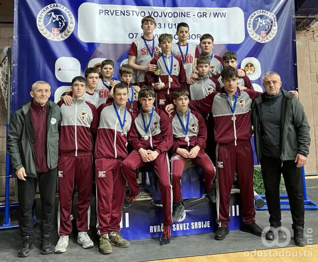 NA STARTU – 11 MEDALJA: Uspeh somborskih rvača na prvenstvu Vojvodine