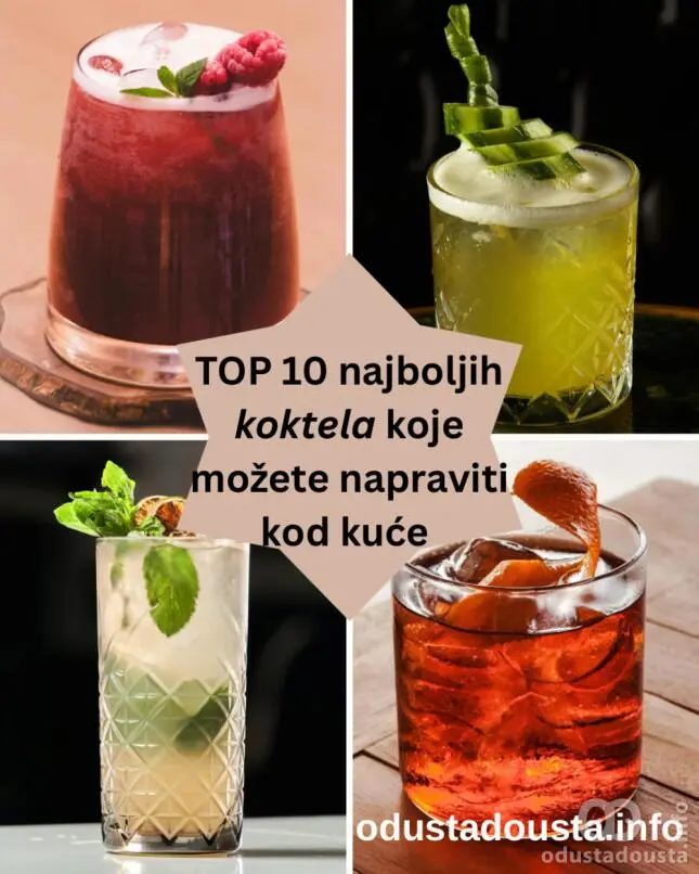 Postanite barmen u svojoj kuhinji: Vodič kroz 10 najboljih koktela