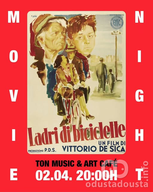 Mesec italijanskog filma u Somboru: Kultni „Kradljivci bicikla“ u kafeu Ton