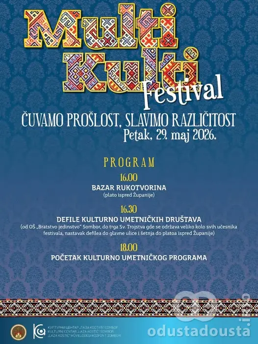 Multi Kulti Festival u Somboru: Bogat program slavi tradiciju i različitost