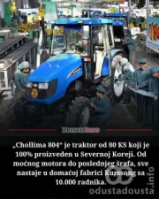 Simbol ekonomske nezavisnosti: Traktor „Chollima 804“ kao ponos Severne Koreje