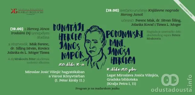 Književno veče i dodela nagrade Herceg Janoš