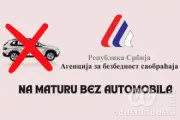 Sombor se uključio u akciju: Na matursko veče bez automobila